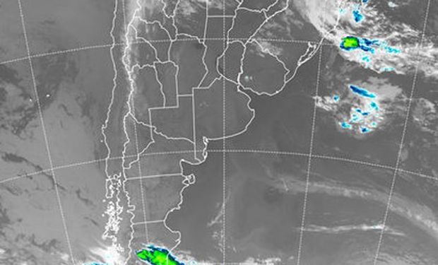 Los cielos despejados dominan gran parte de la región pampeana, Uruguay, la Mesopotamia y parte del sur de Brasil y Paraguay.