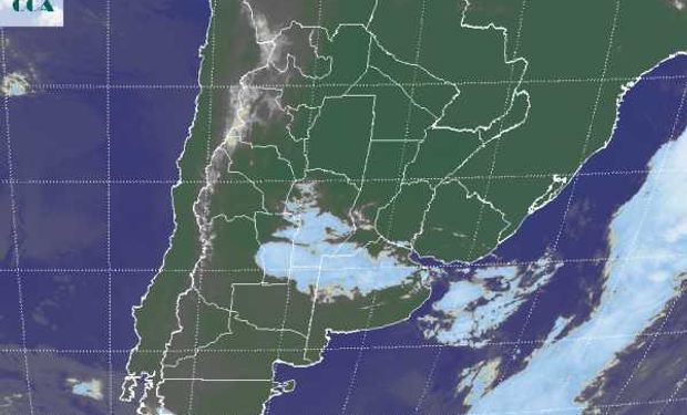 Durante la jornada de hoy se esperan algunas precipitaciones débiles o lloviznas en el sur de Córdoba, las cuales también pueden afectar zonas del sur de Santa Fe.
