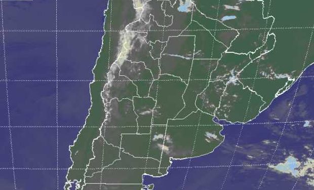 En la jornada de hoy habría nubosidad variable sobre gran parte del territorio nacional, mientras que sobre algunos sectores de NOA, así como también de San Luis y sur de Buenos Aires, se esperan algunos chaparrones.