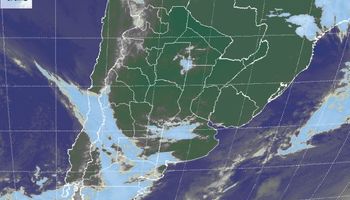 Abundante humedad atmosférica sobre Argentina