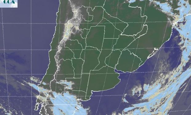 No se ven nubes desarrolladas sobre el sector continental y solo resta esperar unas horas para que una jornada con predominio de sol se imponga en gran parte de la región pampeana. Esto también favorecerá el crecimiento de las temperaturas hasta valores confortables.