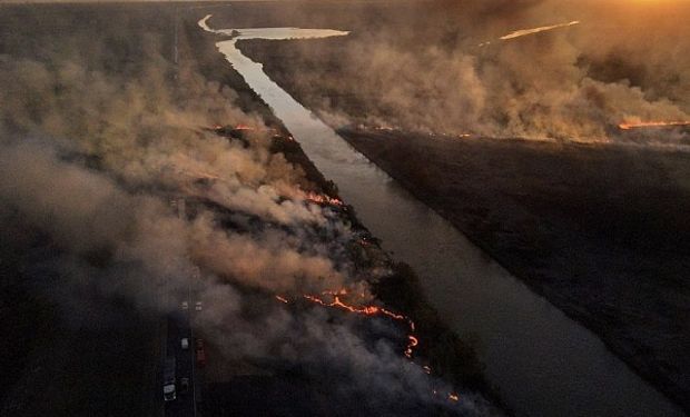 Cabandié contra el sector agropecuario por los incendios en el Delta Paraná: “Avaricia de los productores ganaderos”