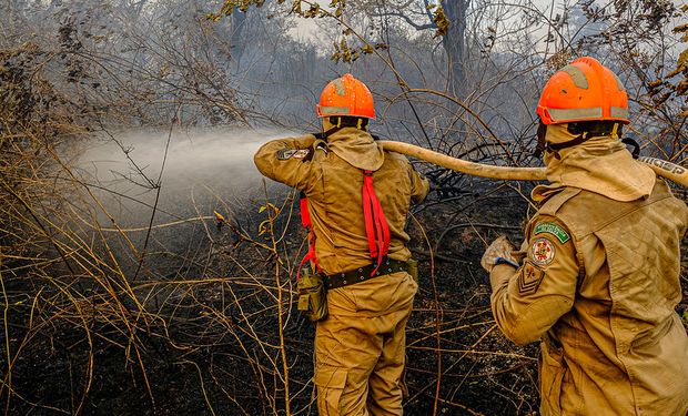 Estado pode buscar apoio do Governo Federal para reforçar as ações de combate ao fogo principalmente no Pantanal. (Foto - Mayke Toscano/Secom-MT)