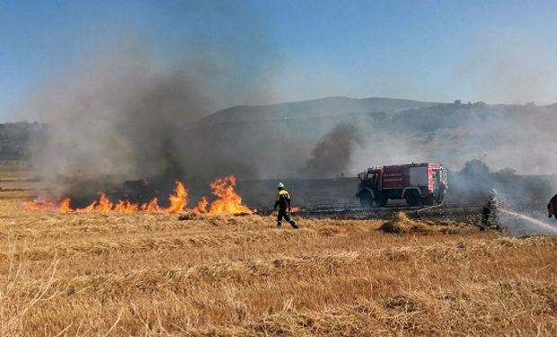 Buscan evitar incendios en los campos.