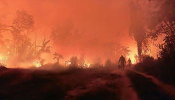 Alerta del Servicio Meteorológico en 14 provincias:  de dónde viene el humo y cómo actuar