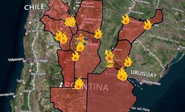 Primer informe oficial: "El 95% de los incendios son producidos por intervenciones humanas"