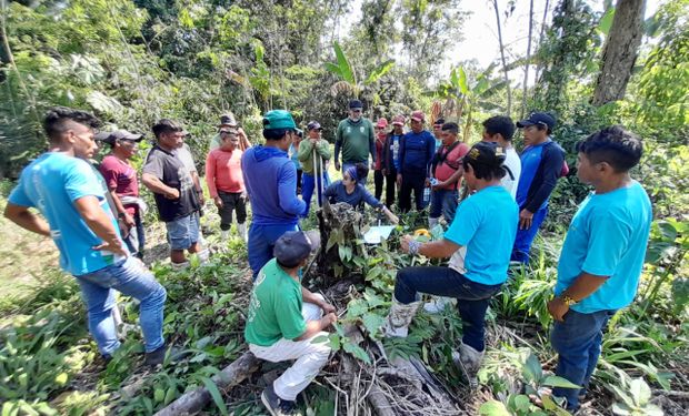 Também foram distribuídas sementes de cenoura, alface, coentro e abóbora enviadas pela Embrapa Hortaliças. (foto - Embrapa)