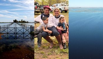Recibió unos 1500 milímetros  en el campo y tuvo que mudar a su familia porque no podían salir ni a la escuela: "Extrañan mucho"