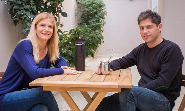 Verónica Magario y Axel Kicillof.