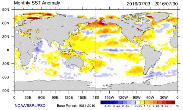 "La Niña" llega a fin de año pero se espera que sea débil.