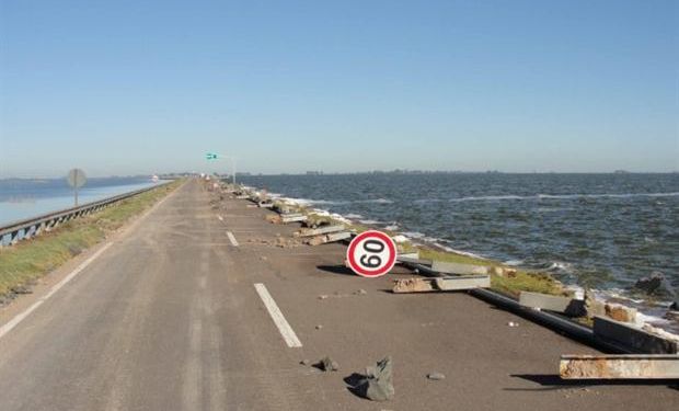 La ruta muestra un deterioro en su tramo donde está cortada. Foto: Comité de Cuenca La Picasa