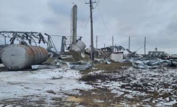 Ataques russos destruíram milhares de instalações agropecuárias em diversas regiões do país. (foto - Conselho Agropecuária da Ucrânia)