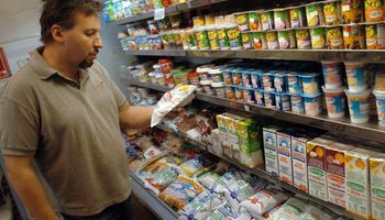 Fuerte baja de las ventas de productos lácteos en Santa Fe, Córdoba y Entre Ríos