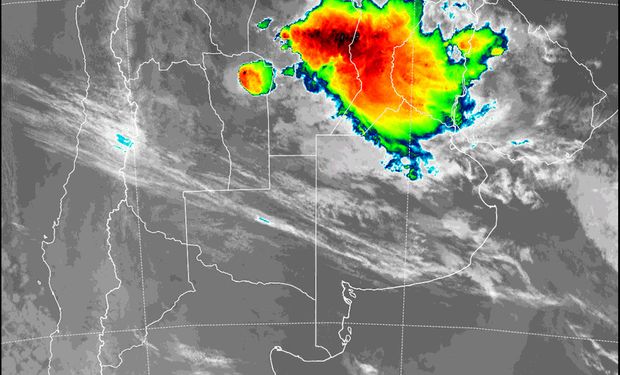 Lluvias con alerta de tormentas: se podrían generar excesos hídricos