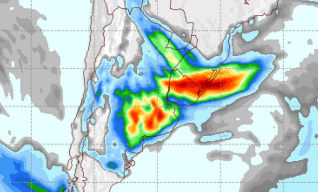 De nuevo, importantes lluvias: el detalle del pronóstico del tiempo para los próximos días