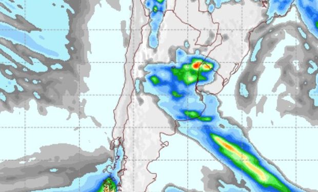 Anticipan lluvias generosas en amplias zonas, con dos epicentros pluviales destacados: qué dice el pronóstico para el agro