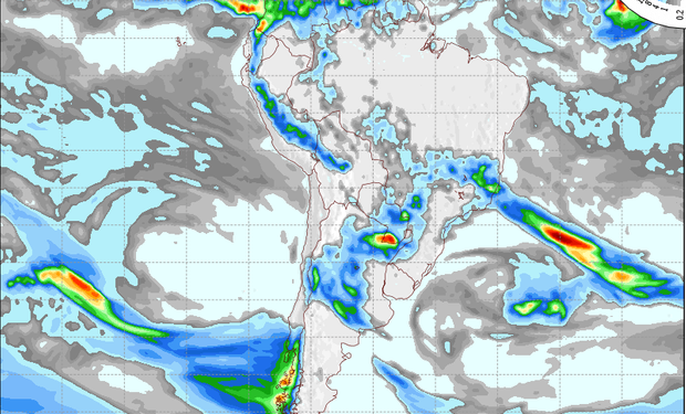 Lluvias: las zonas que tienen mayores posibilidades de recibir acumulados importantes