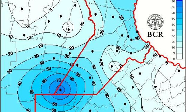 ¿Alcanzan las lluvias? Con 88 mm en Rufino, el mapa de acumulados y el impacto en una zona muy necesitada de agua para los cultivos