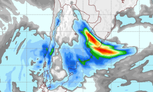 Las zonas que reciben lluvias este martes y las heladas que avanzan sobre la región pampeana