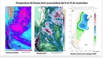 Lluvias y tormentas: qué dicen los distintos pronósticos sobre el evento que se acerca