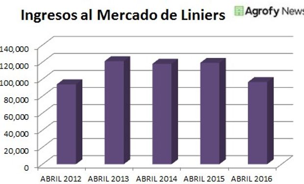 Impacto de las lluvias de abril en los ingresos de Liniers.