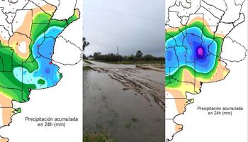 Los impactantes acumulados que dejó la lluvia del fin de semana