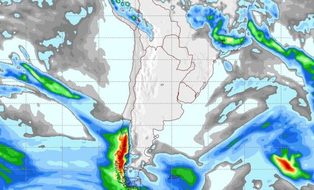 Pronóstico de lluvias para el domingo 29 de abril.