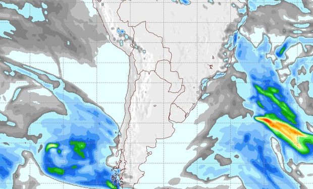 Pronóstico de precipitaciones para el 5 de agosto.