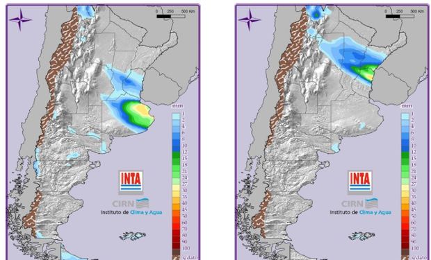Mapa de Precipitaciones.