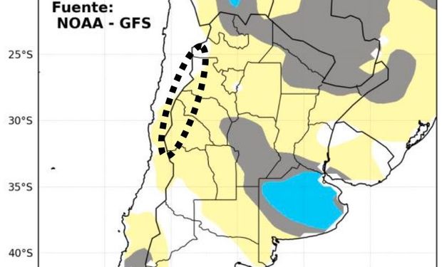 Pronóstico tiempo: podrían darse lluvias de más de 20 mm en Córdoba
