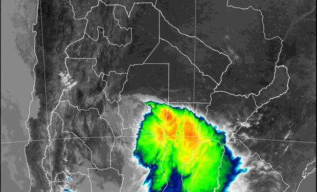 Importante evento de inestabilidad con lluvias y tormentas: acumulados hasta la mañana de hoy