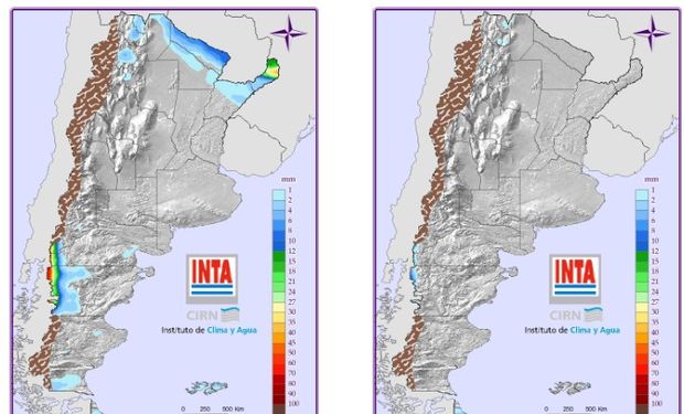 Mapa de Precipitaciones.