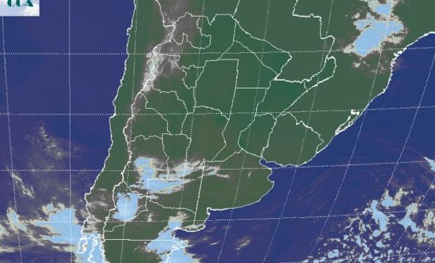 Se presenta un vasto despliegue de cielos despejados, los cuales son sostenidos por la presencia de una zona de alta presión sobre el continente.