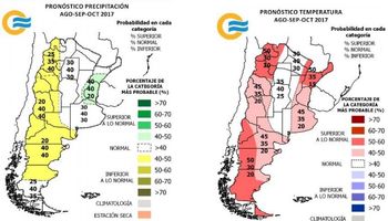 Proyección trimestral: ¿donde habrá lluvias por encima de lo normal?