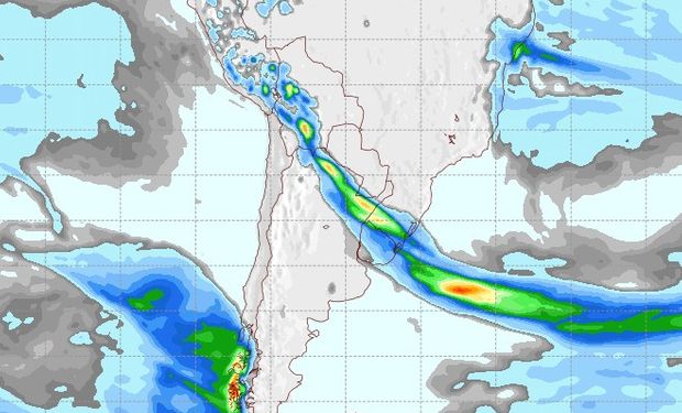 Pronóstico de lluvias para el martes 5 de septiembre.