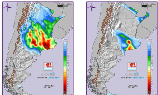 Mapa de Precipitaciones.