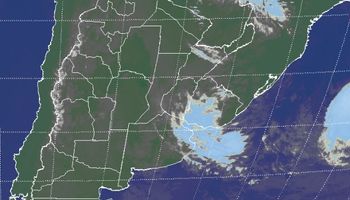 Lloviznas y lluvias débiles sobre regiones puntuales