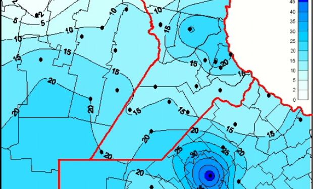 100 mil ha afuera del maíz de primera por las lluvias.