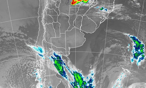 En el recorte de imagen satelital, puede apreciarse la importante actividad que se viene desarrollando en el centro del NEA.