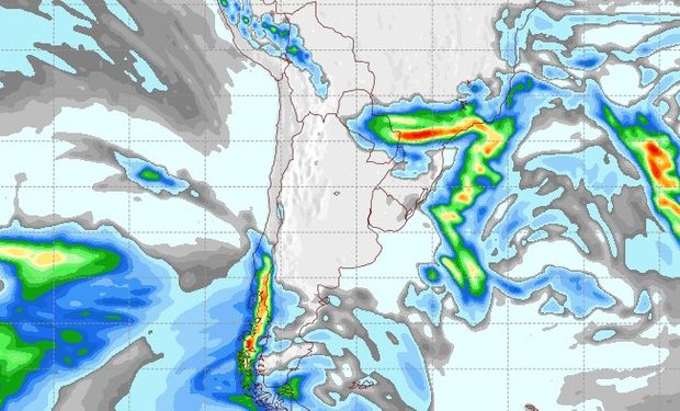Pronóstico de lluvias para el 4 de agosto.