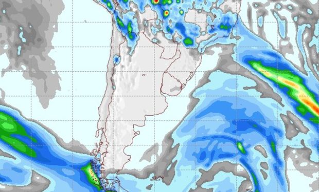 Pronóstico de lluvias para el 5 de octubre.