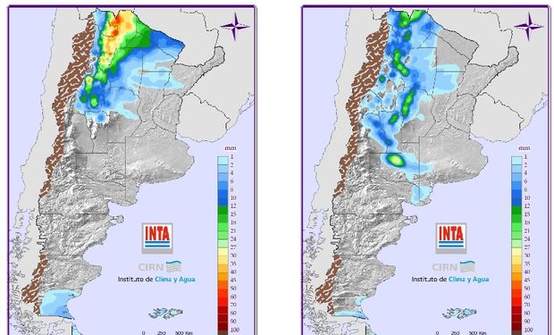 Mapa de Precipitaciones.