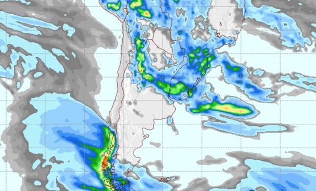 Pronóstico de lluvias para el sábado 24 de diciembre.