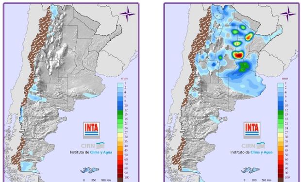 Mapa de Precipitaciones.
