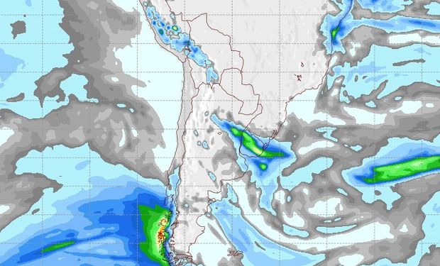 Pronóstico de lluvias para el jueves 7 de septiembre.
