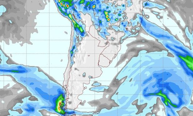 Pronóstico de lluvias para el 6 de octubre.