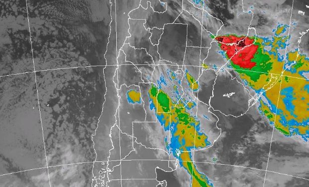 Alerta por tormentas fuertes.