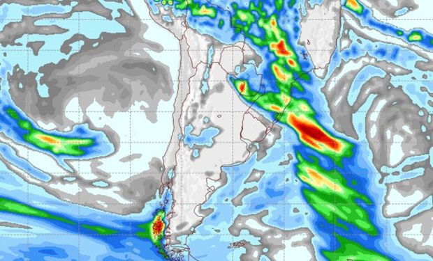 Pronóstico de lluvias para el sábado 22 de abril.
