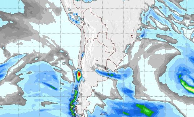 Pronóstico de lluvias para el sábado 2 de agosto.