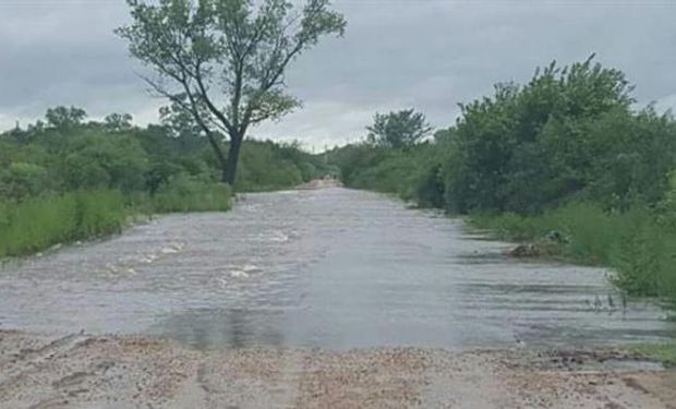 Los caminos rurales están intransitables en la zona.